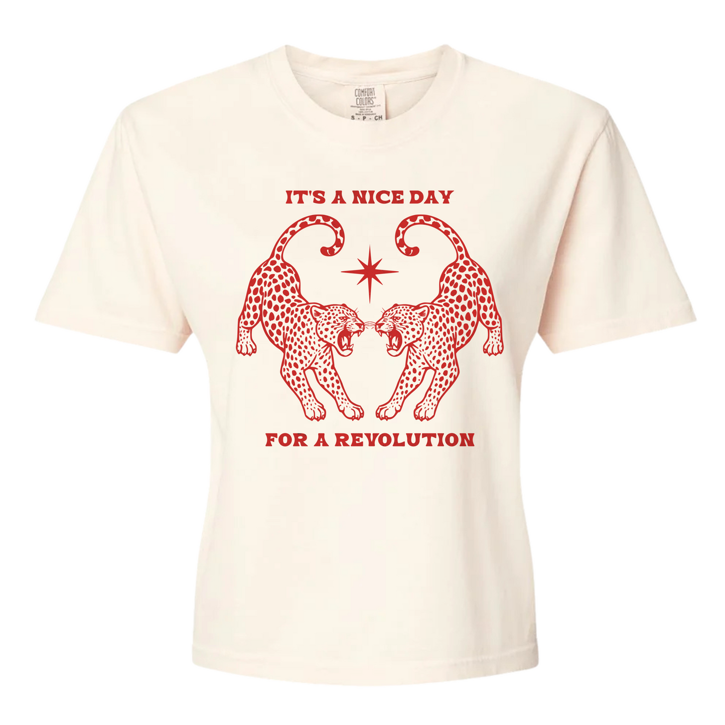 Nice Day For A Revolution Women's BOXY Tee