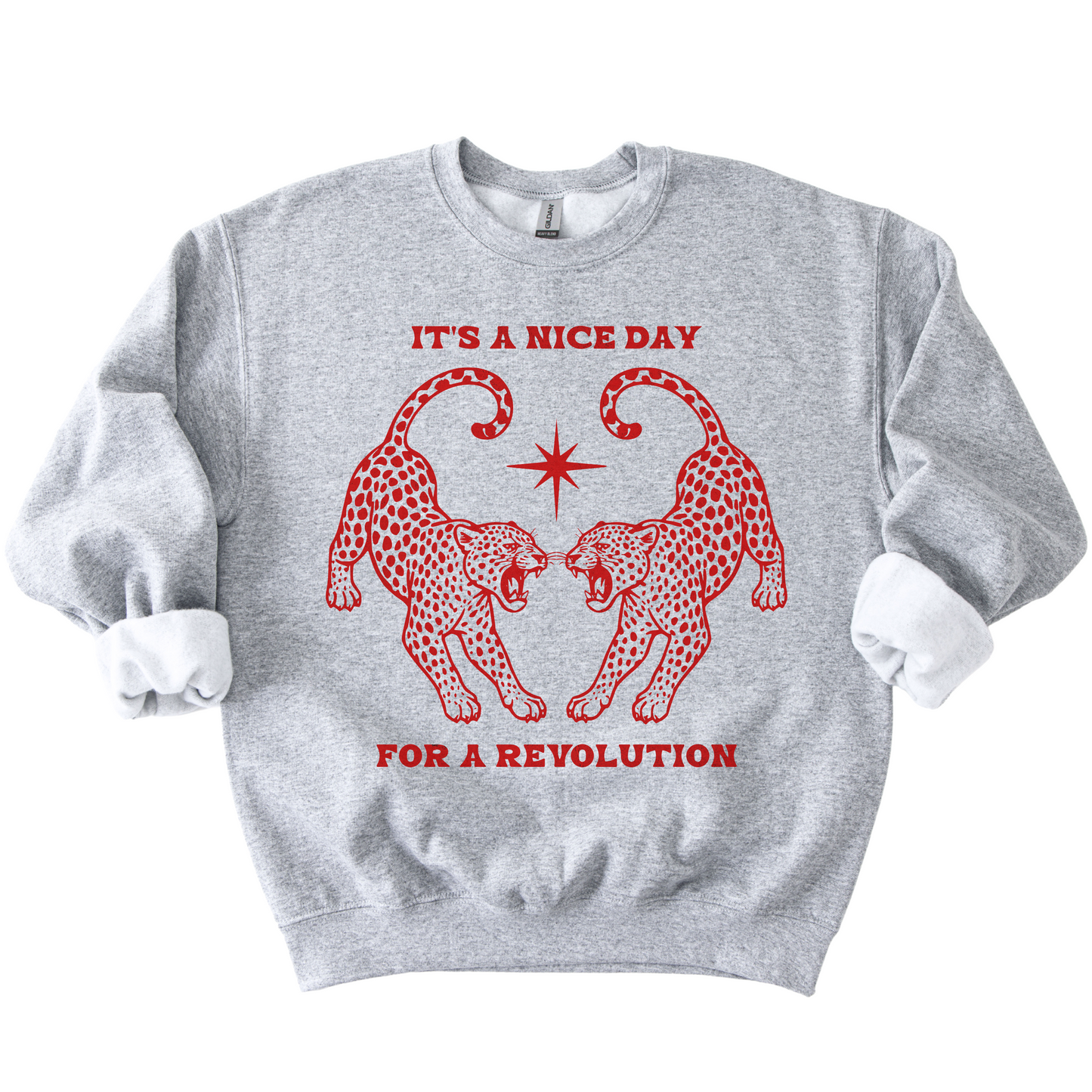 Nice Day For A Revolution Crewneck Sweatshirt