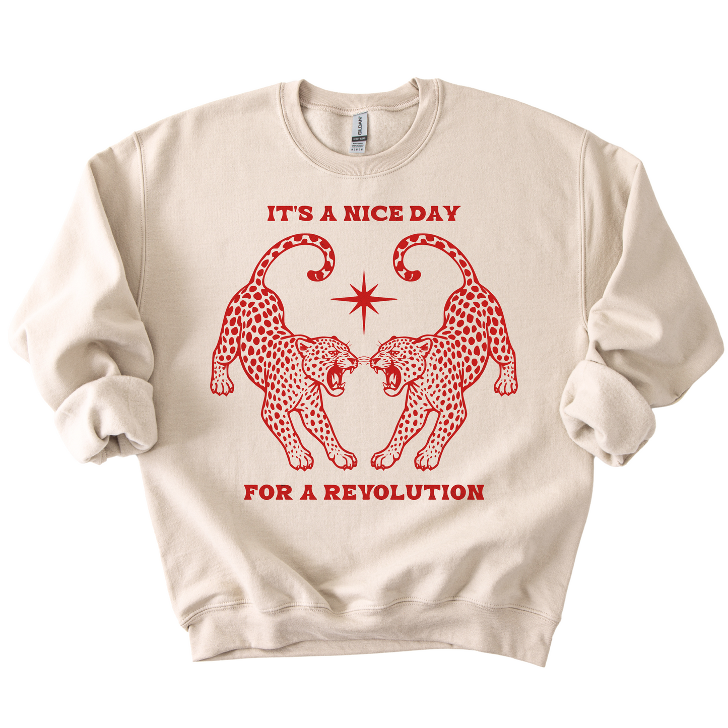 Nice Day For A Revolution Crewneck Sweatshirt