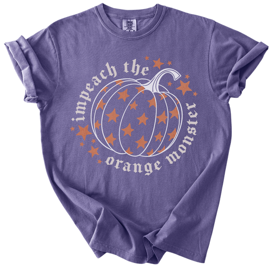 Impeach The Orange Monster Pumpkin Tee
