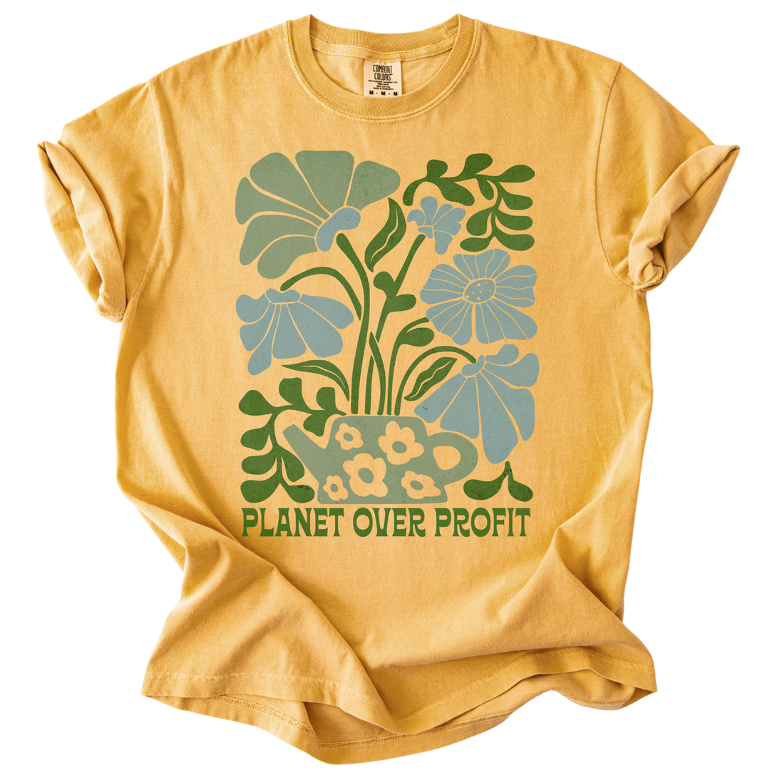 Planet Over Profits Boho Tee