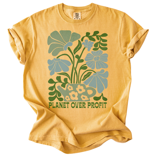 Planet Over Profits Boho Tee