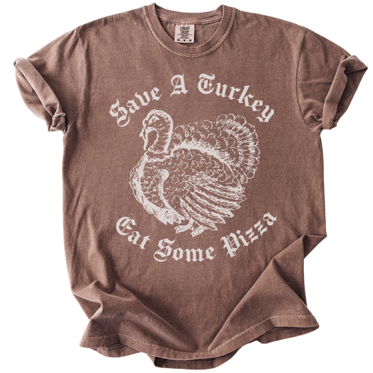 Save A Turkey Eat Pizza Tee