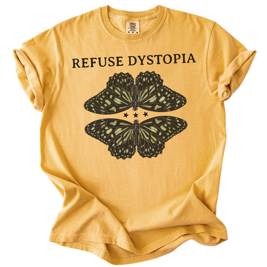 Refuse Dystopia Butterfly Tee