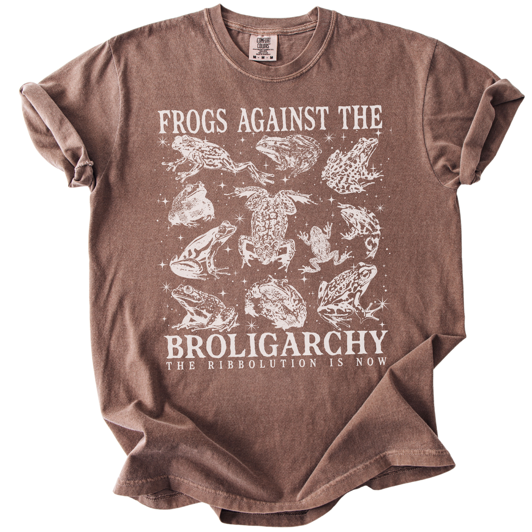 Frogs Against The Broligarchy Tee