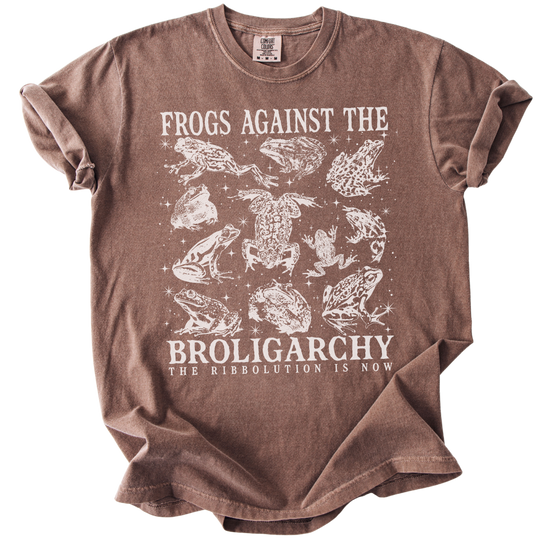 Frogs Against The Broligarchy Tee