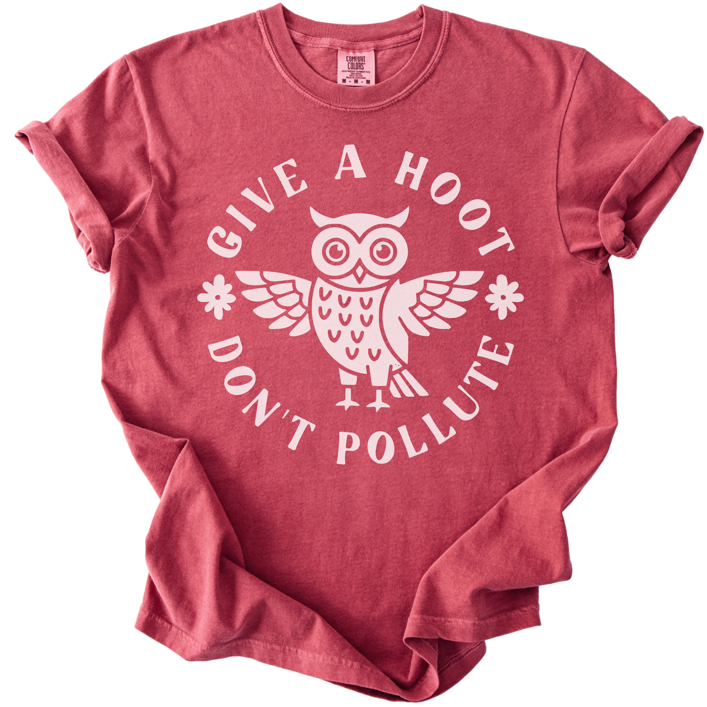 Give a Hoot Don't Pollute Tee