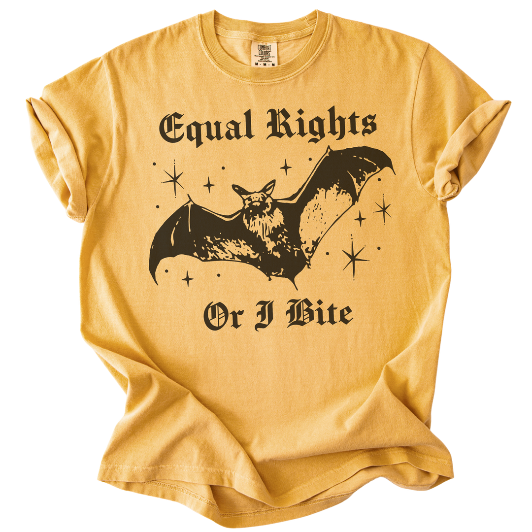 Equal Rights Or I Bite Bat Tee