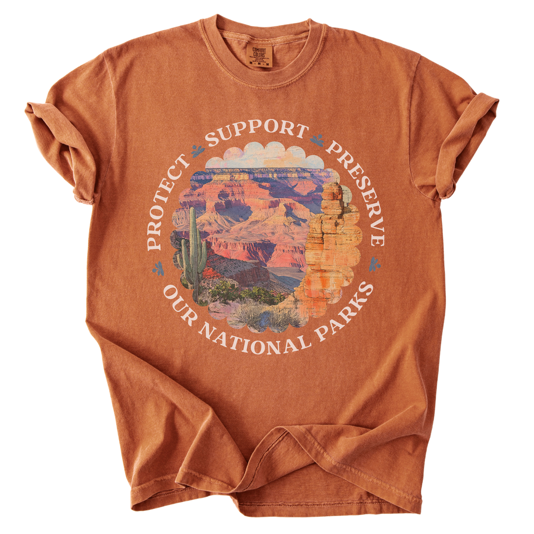 Protect Support Preserve Our National Parks Tee