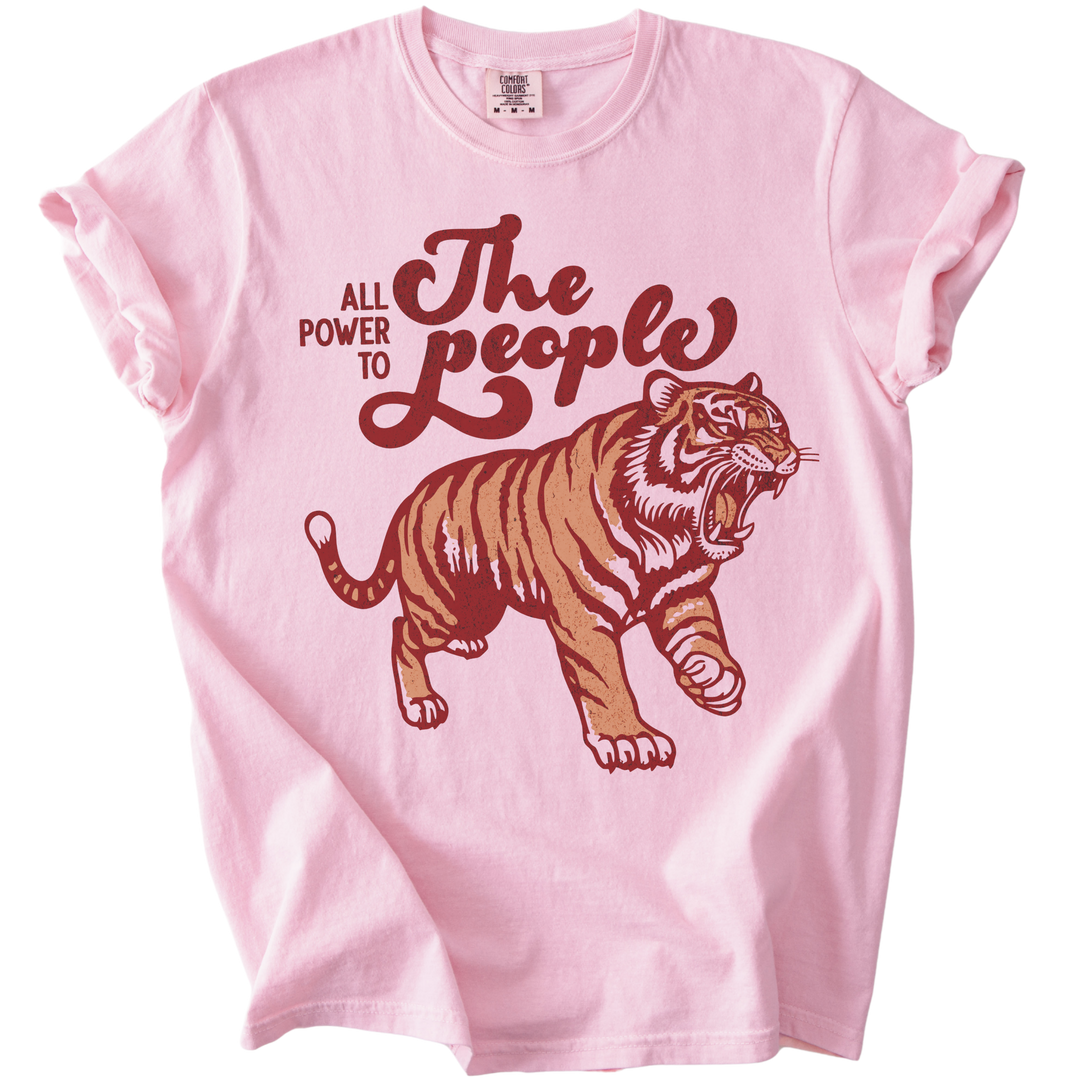 All Power to The People Tiger Tee