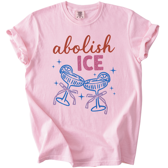 Abolish ICE Champagne Toast Tee