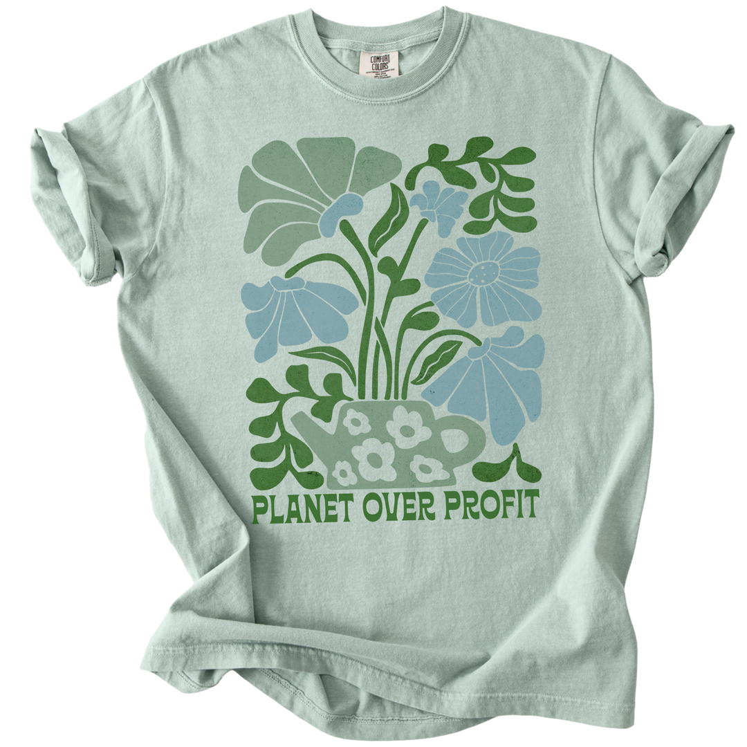 Planet Over Profits Boho Tee