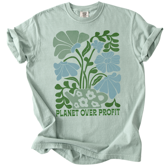 Planet Over Profits Boho Tee