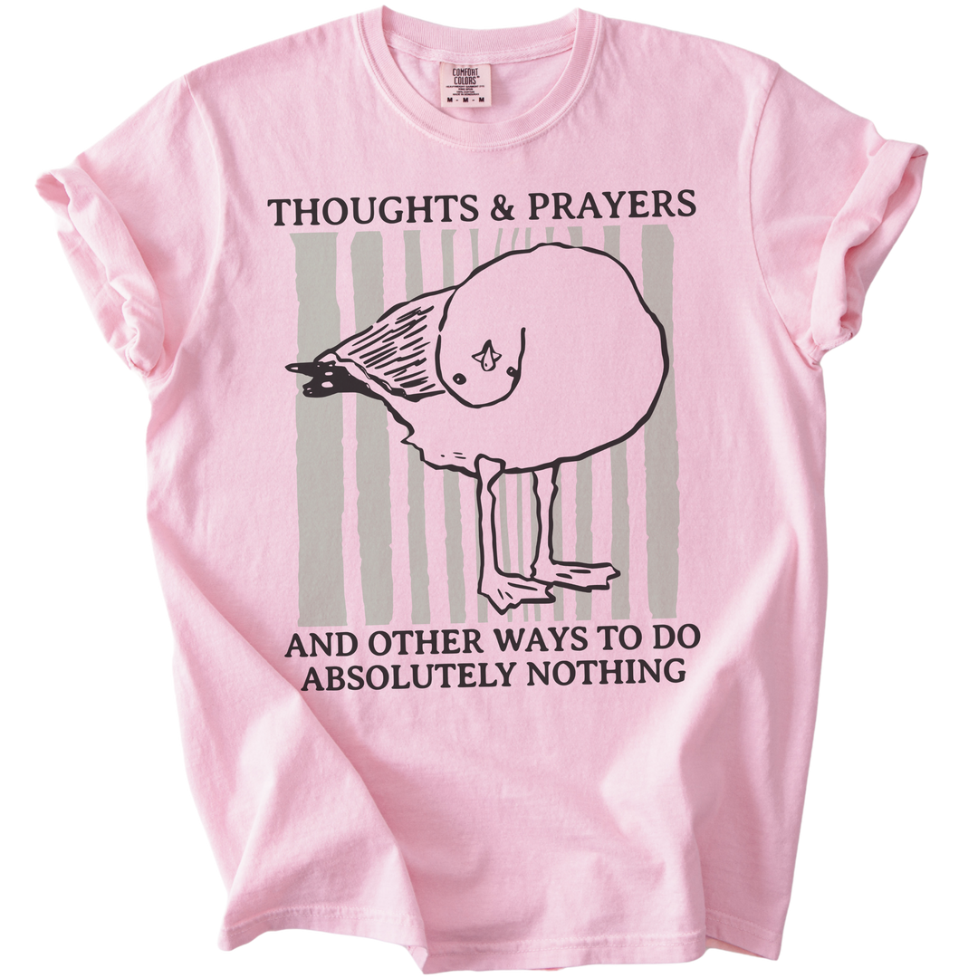 Seagull Thoughts &amp; Prayers Tee