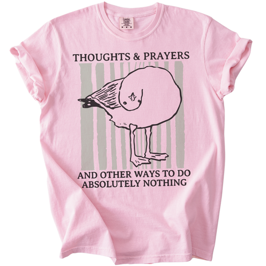 Seagull Thoughts &amp; Prayers Tee