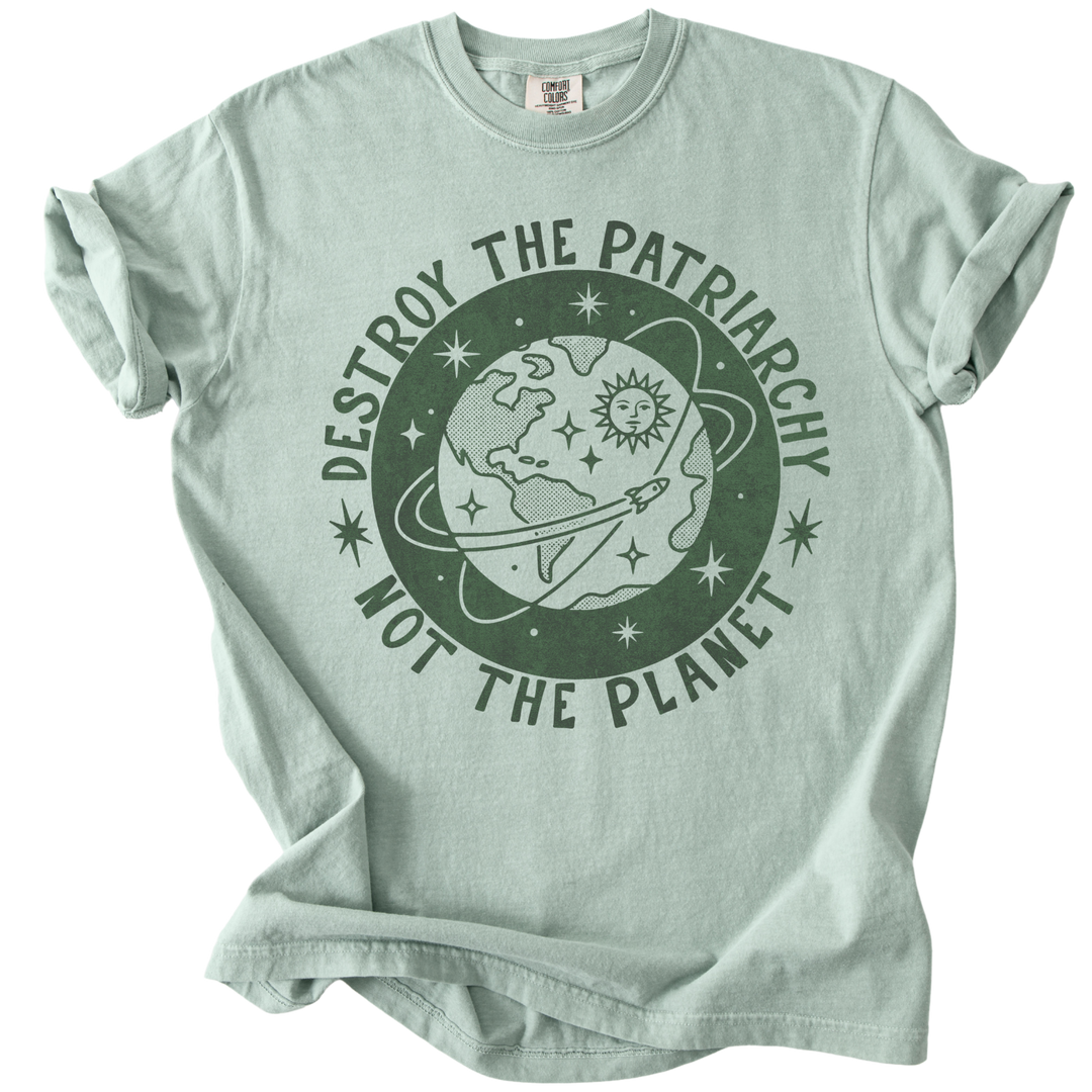 Destroy the Patriarchy Not The Planet Tee