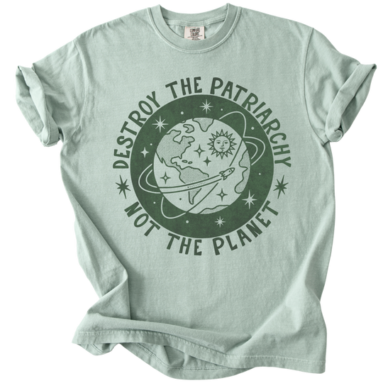 Destroy the Patriarchy Not The Planet Tee