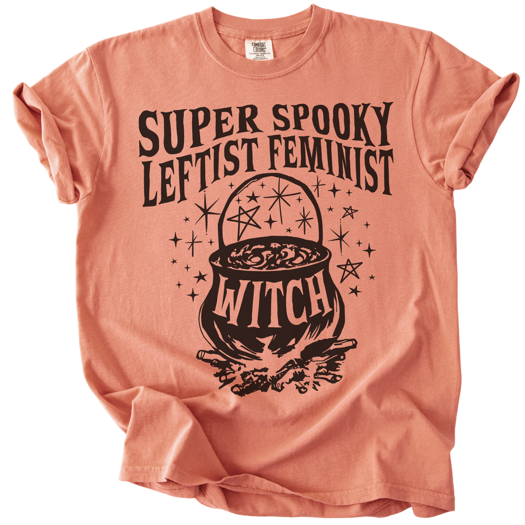 Super Spooky Leftist Feminist Tee