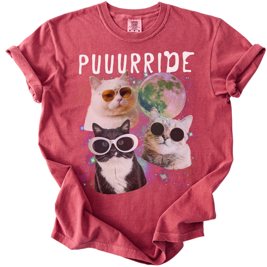 Puuurride Cats in Space Tee