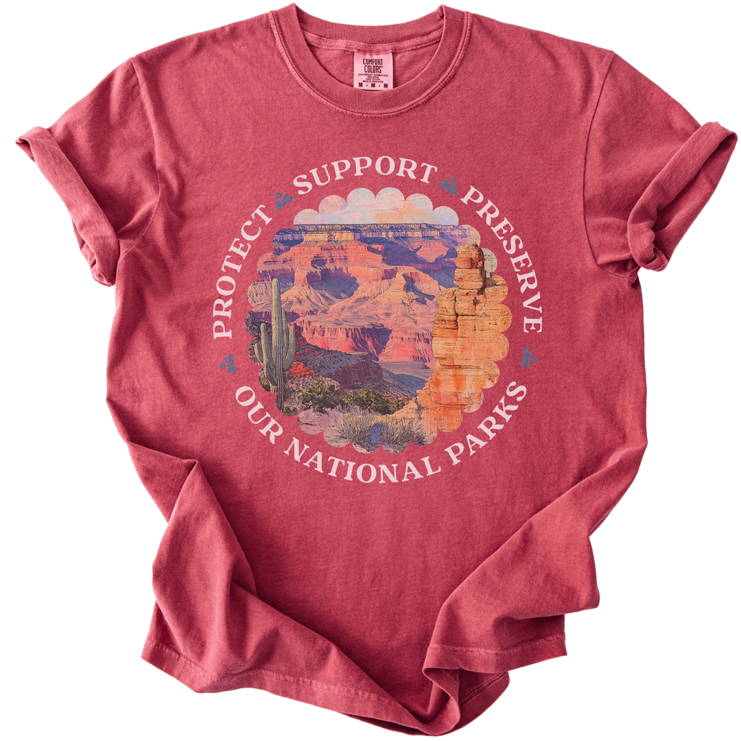Protect Support Preserve Our National Parks Tee