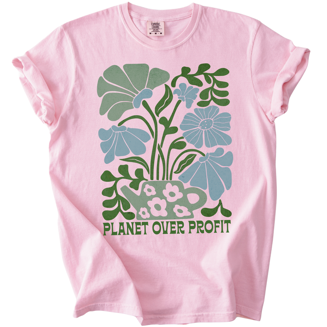 Planet Over Profits Boho Tee