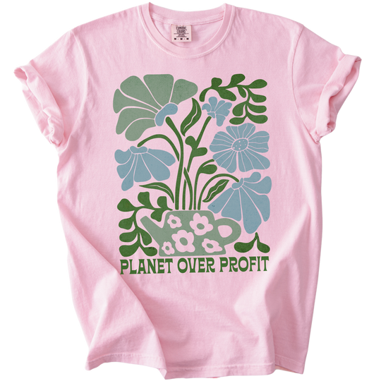Planet Over Profits Boho Tee