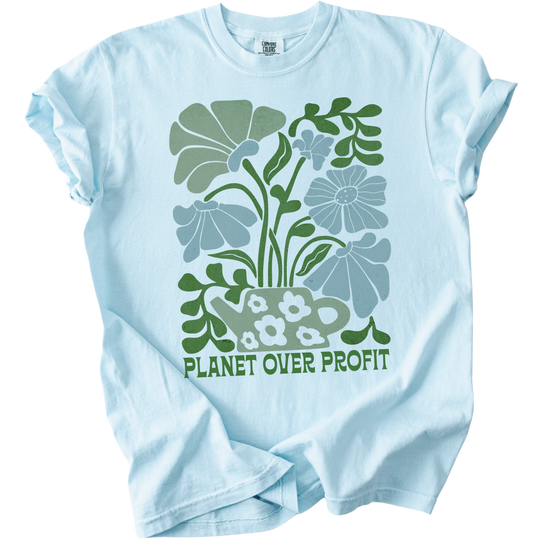Planet Over Profits Boho Tee