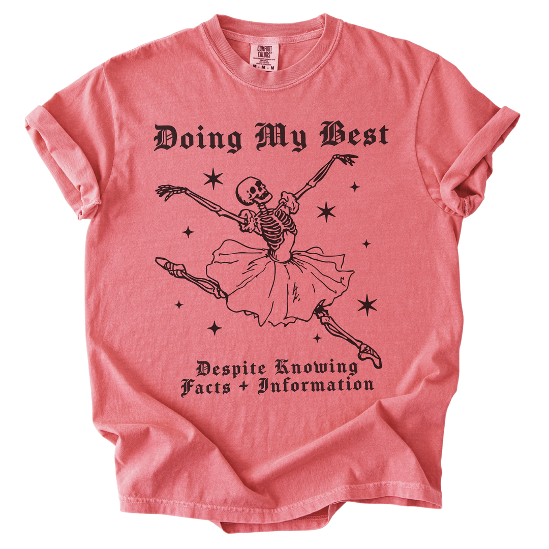 Doing My Best Despite Knowing Facts &amp; Information Tee