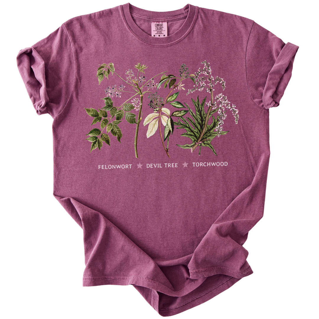 Felonwort Tee Devil Tree Torchwood Tee