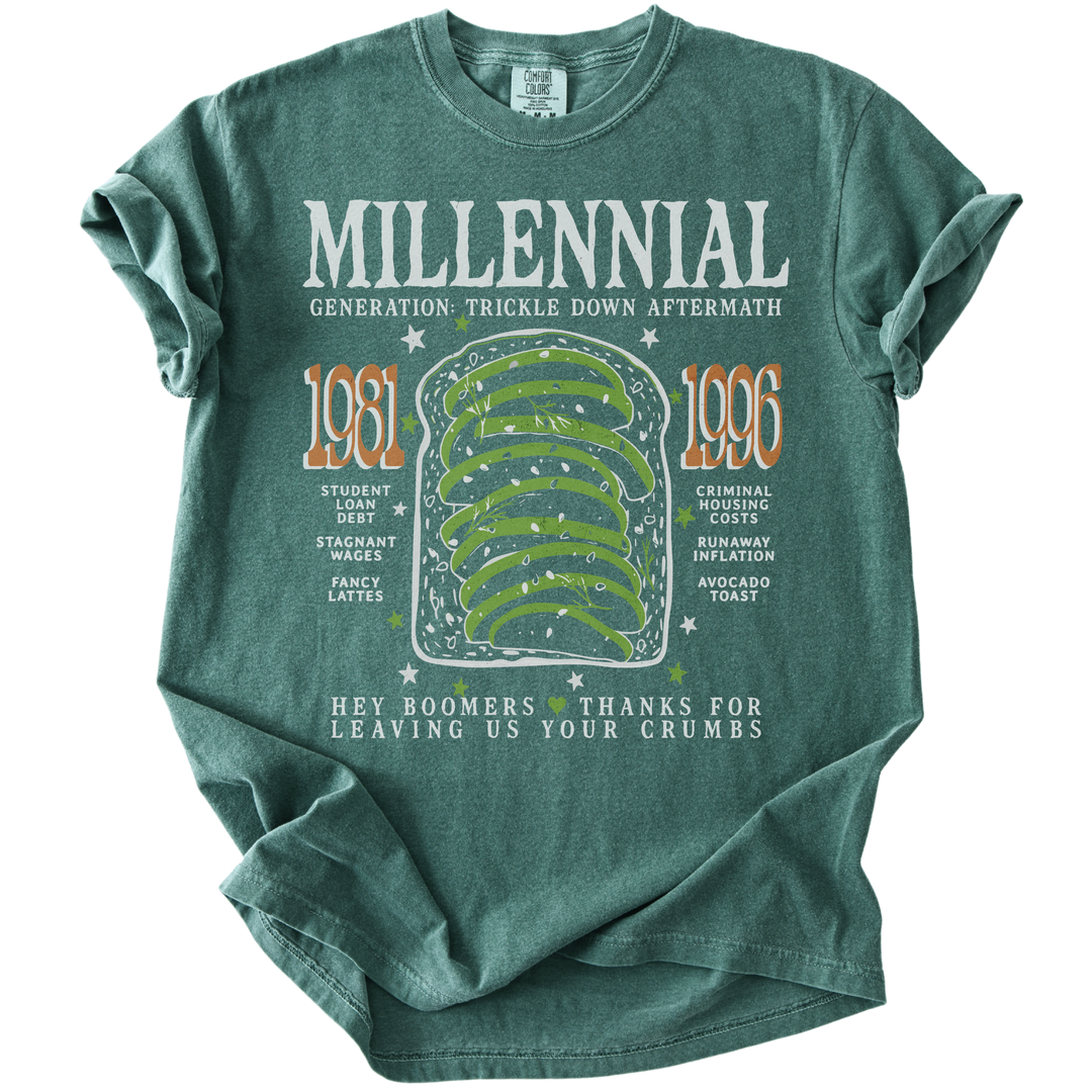 Millennial Generation: Trickle Down Aftermath Tee