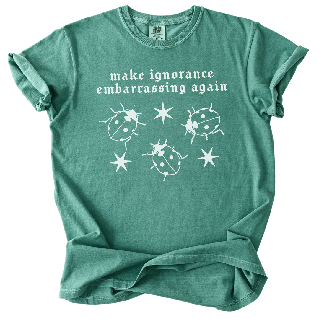 Ladybug Make Ignorance Embarrassing Again Tee