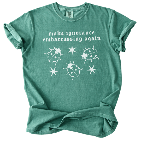 Ladybug Make Ignorance Embarrassing Again Tee