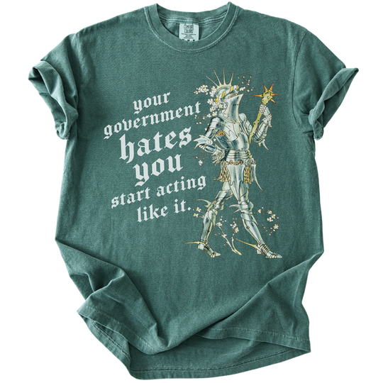 Your Government Hates You Knight Tee