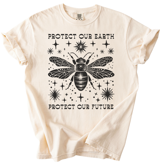 Protect Our Earth Protect Our Future Bee Tee