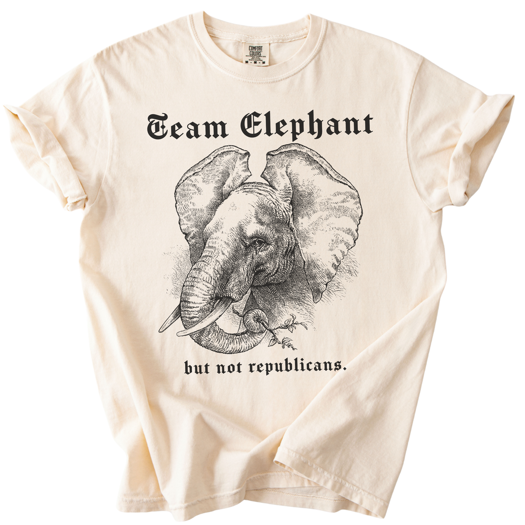 Team Elephant But Not Republicans Tee