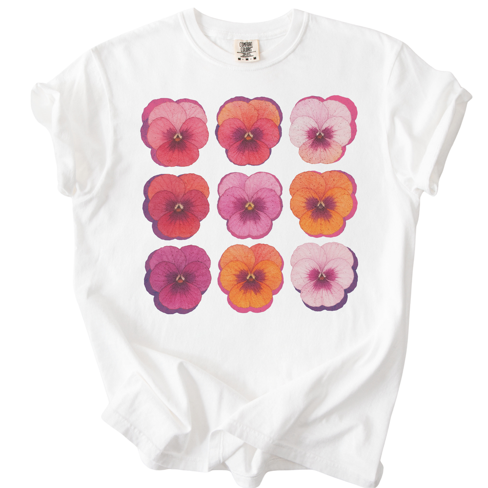 Lesbian WLW Pride Pansies Tee