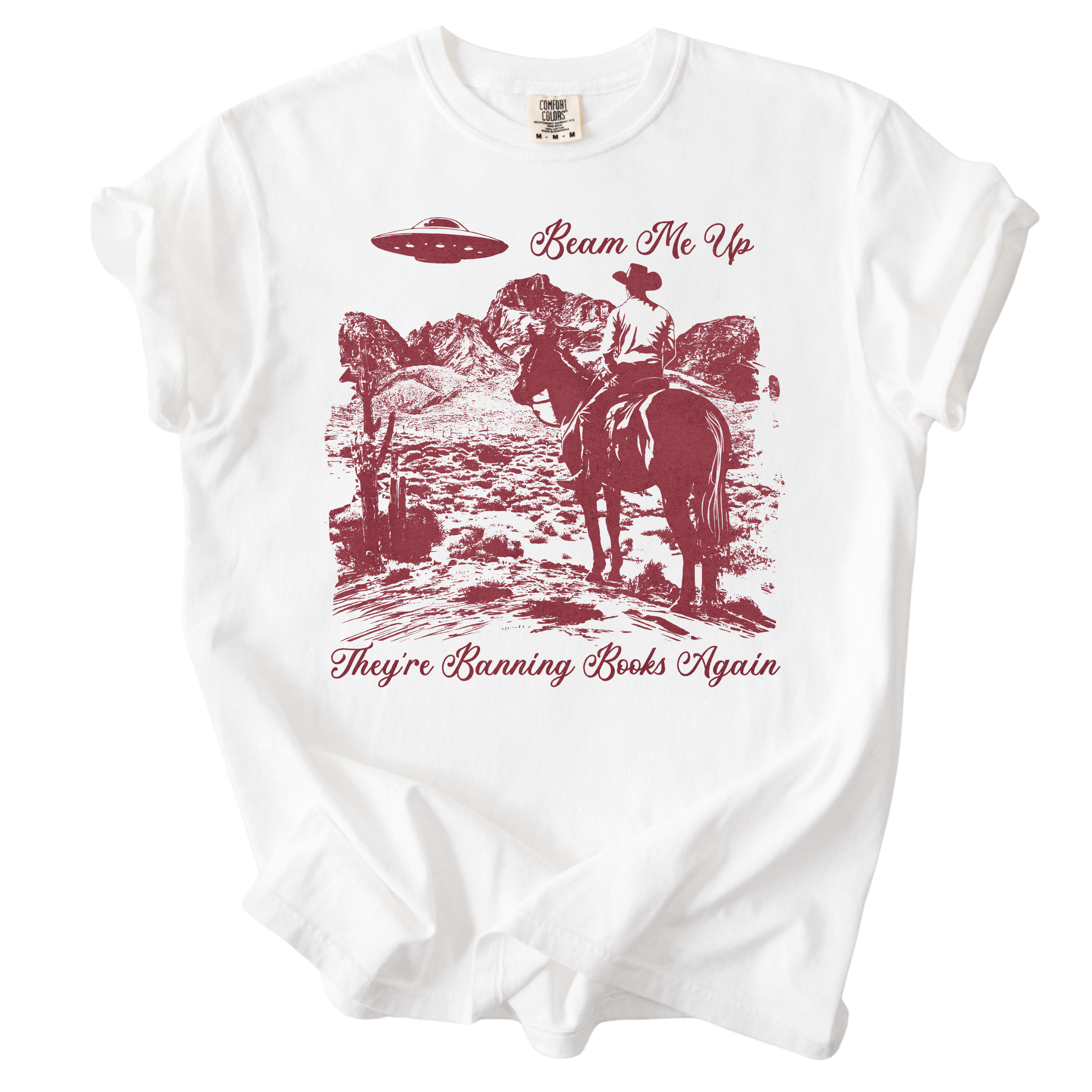 Beam Me Up They're Banning Books Again Tee