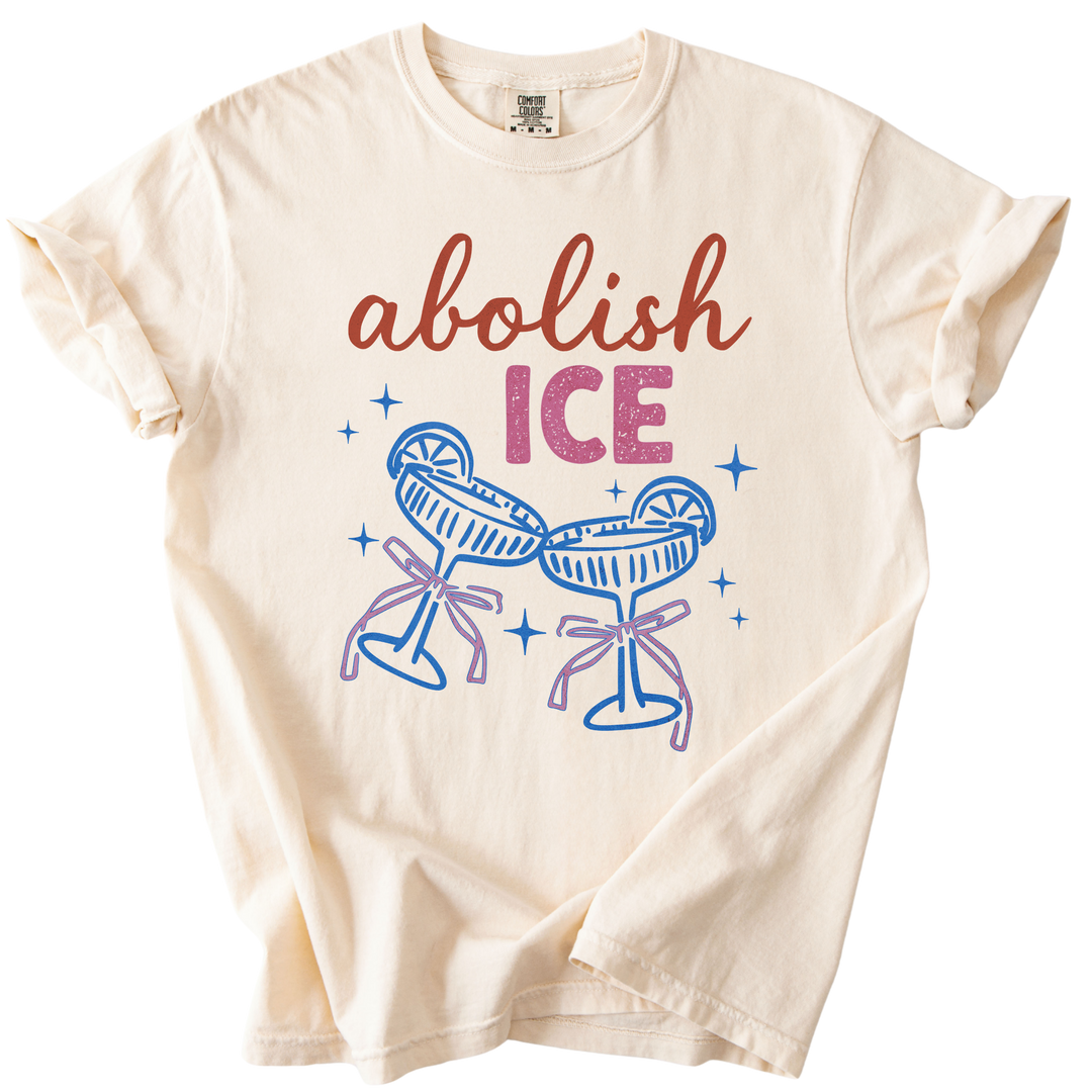 Abolish ICE Champagne Toast Tee
