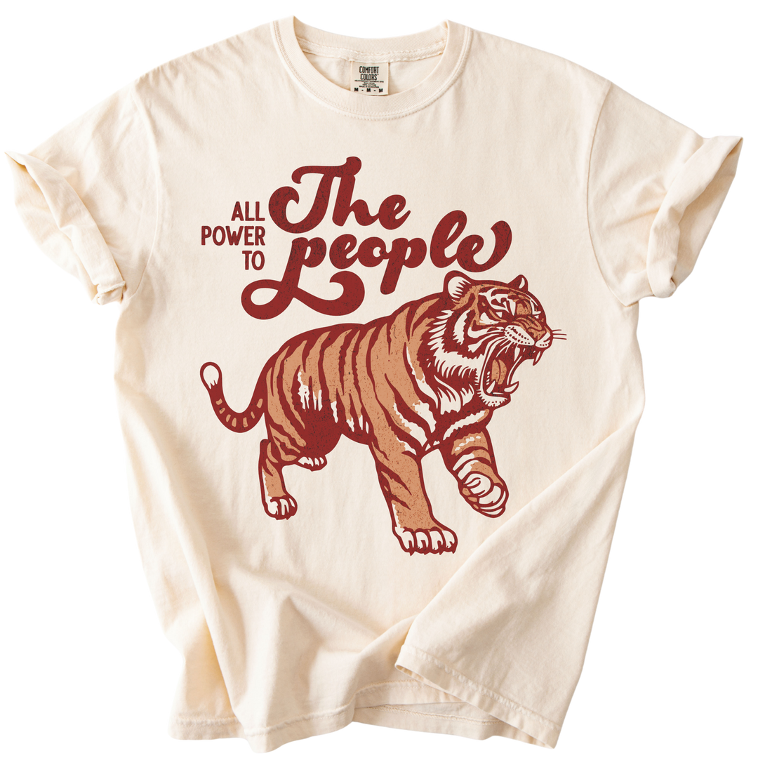 All Power to The People Tiger Tee