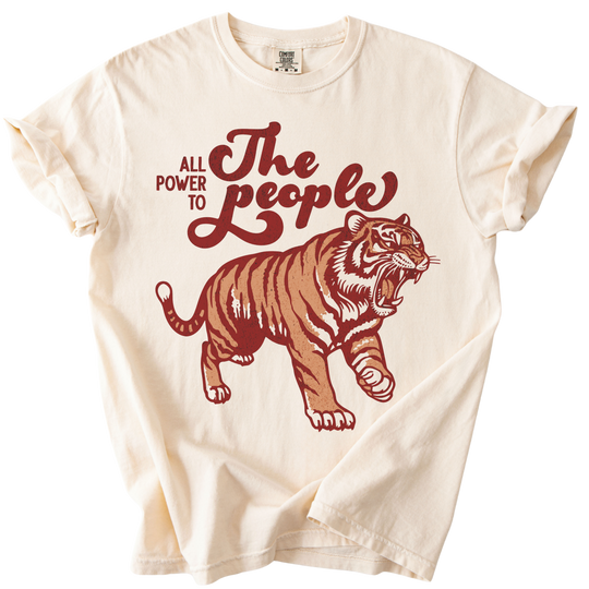 All Power to The People Tiger Tee