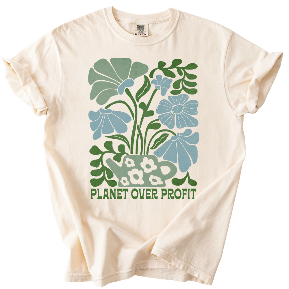 Planet Over Profits Boho Tee