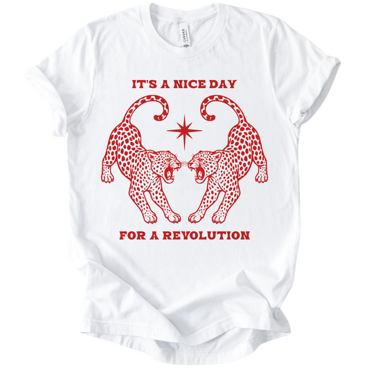 Nice Day For A Revolution Lightweight Tee