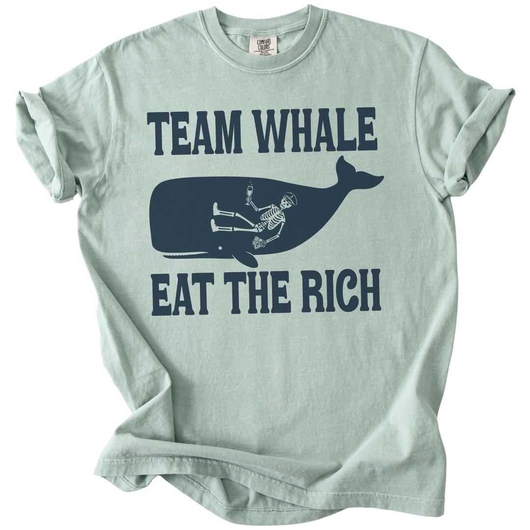 Team Whale Eat The Rich Tee