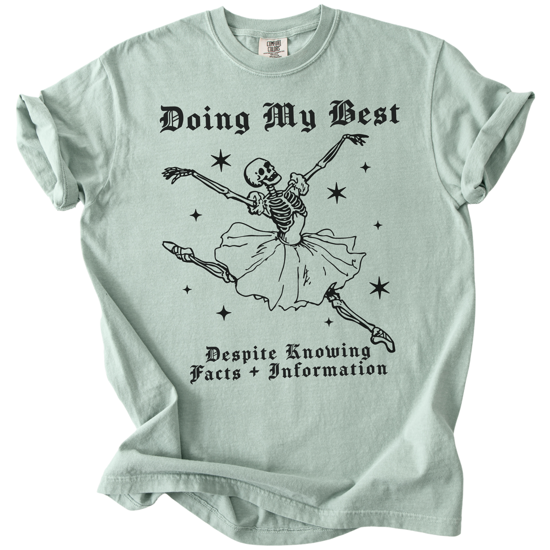 Doing My Best Despite Knowing Facts &amp; Information Tee