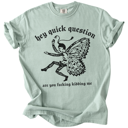 Hey Quick Question Are You Fucking Kidding Me? Tee