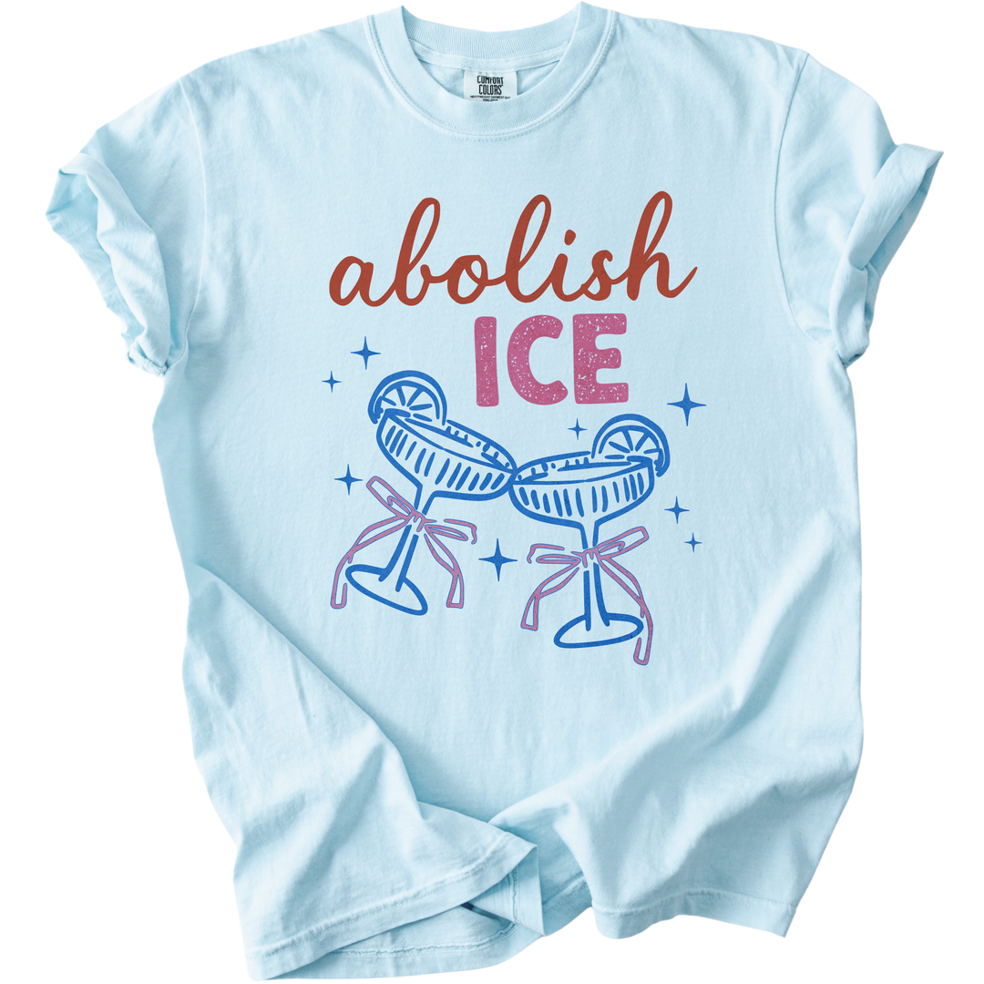 Abolish ICE Champagne Toast Tee