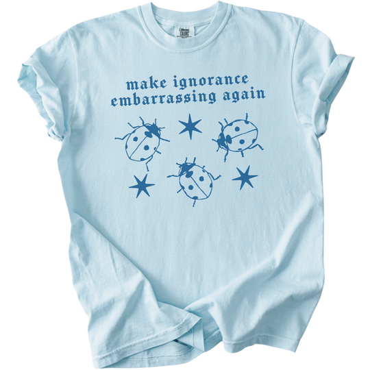 Ladybug Make Ignorance Embarrassing Again Tee