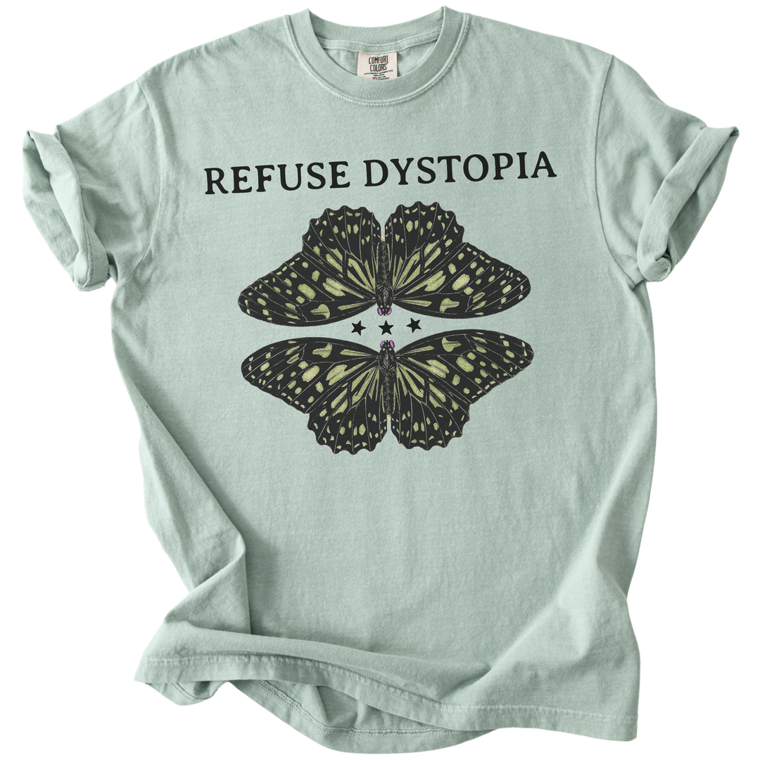 Refuse Dystopia Butterfly Tee