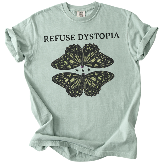 Refuse Dystopia Butterfly Tee