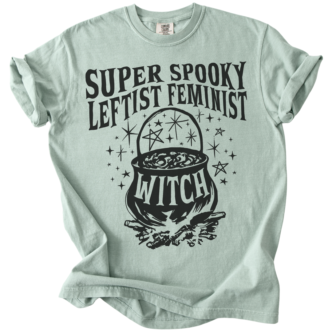 Super Spooky Leftist Feminist Tee